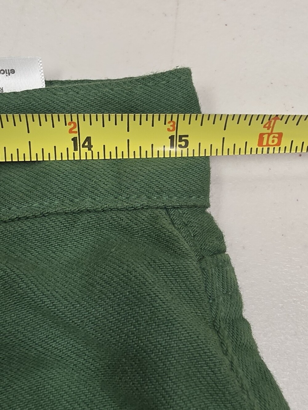 Etica, Green Wide Leg Jeans, Size 29 - Picture 6 of 8